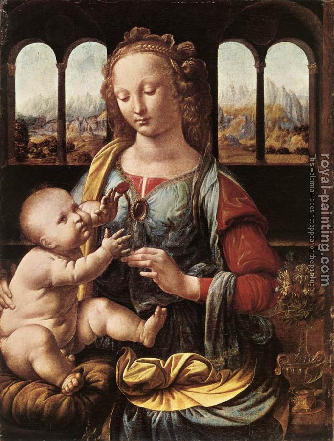 Leonardo Da Vinci : The Madonna of the Carnation